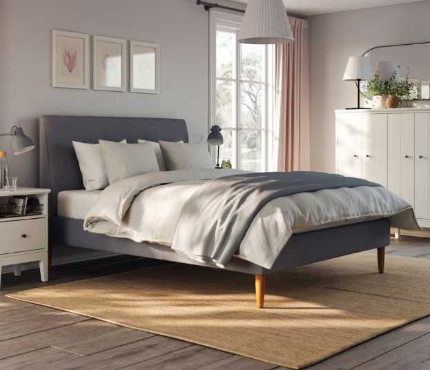 Легло ИКЕА IDANÄS тапицирано 167×222 см — много запазено