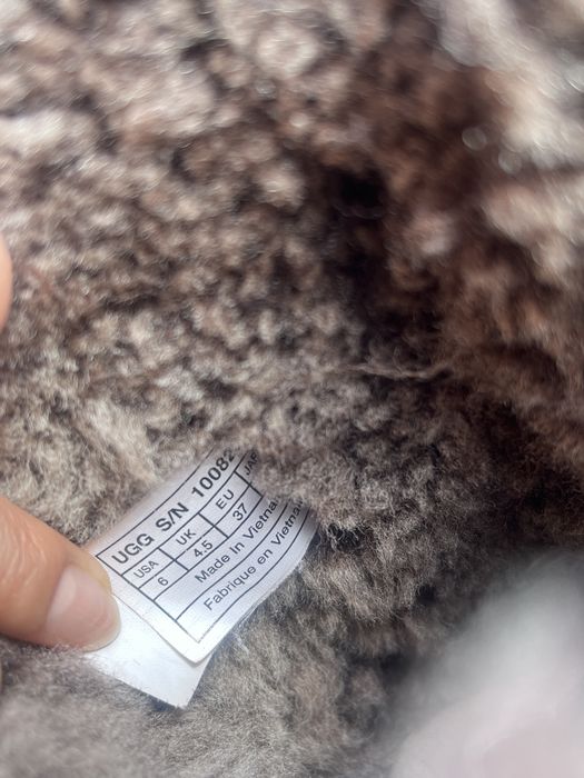 Ugg, premium, 'Skylah', cizme maro, piele naturală & blană