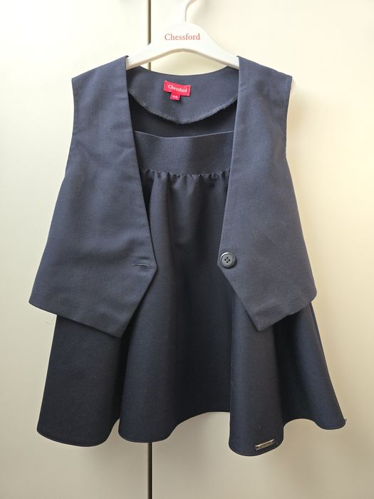 Школьная форма юбка блузка жилет