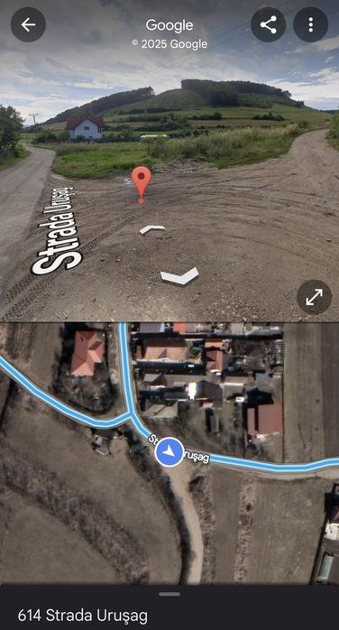 Vand teren Hala  ,  casa , duplex ,la asfalt Luna de sus 1000mp