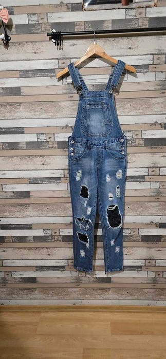 Дамски дънков гащеризон S-(x-562)