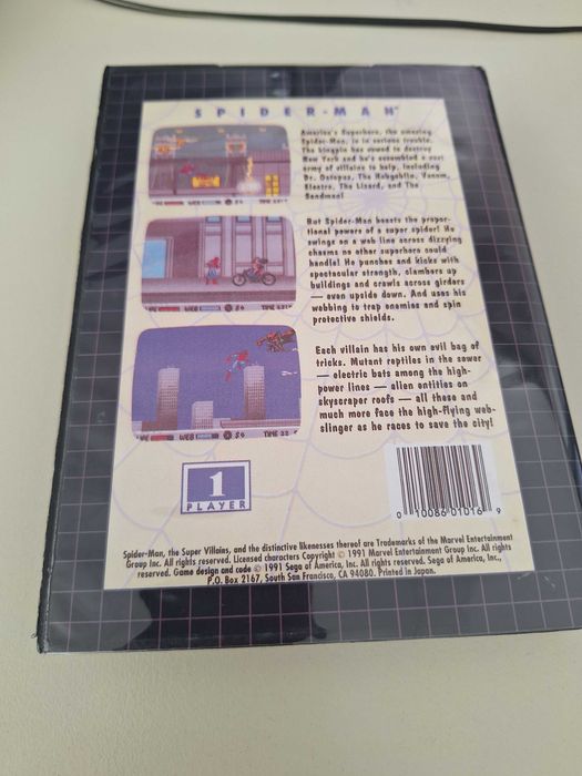 Spider Man The Kingpin caseta discheta clasica Sega Mega Drive Genesis