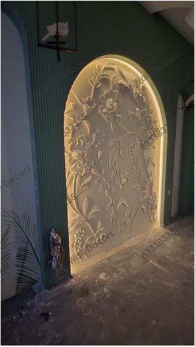 Барелеф 3д стены