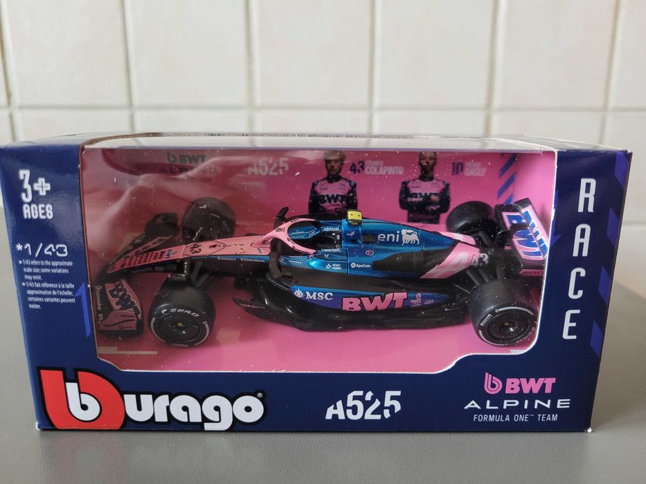 Macheta Formula 1, 2025, Franco Colapinto ALPINE no43 A525 Bburago 1/43