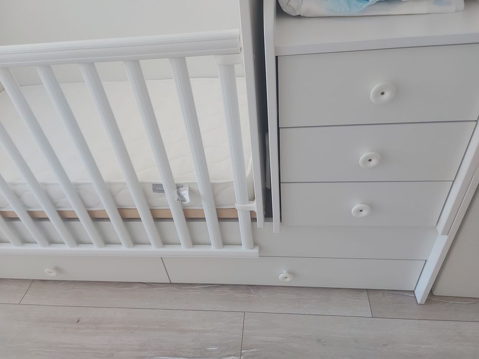 Бебешка дървена кошара Lorelli Maxi Plus