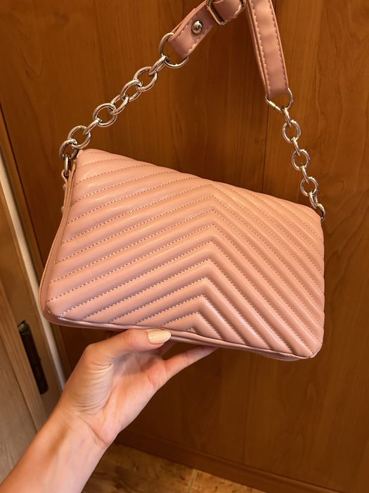 Чанта, цвят пепел от рози