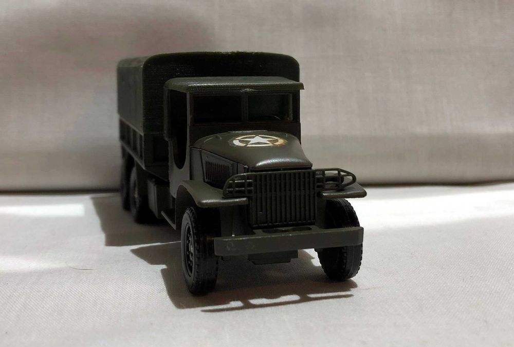 Camion militar Dodge 6x6 WW2 Solido metal diecast cu cutie