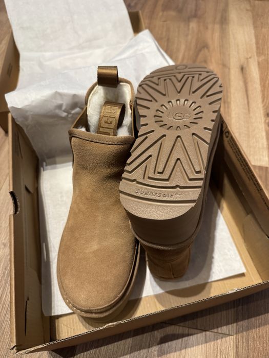 Ghete UGG  Noi nr 38 Chelsea flatform maro