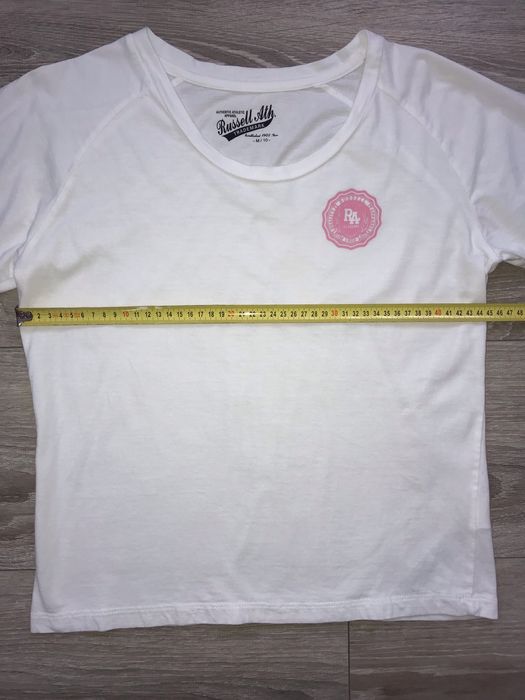 Bluza alba Russell Ath nr.M