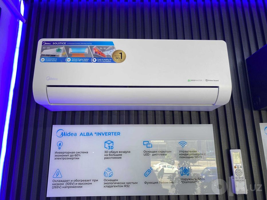 Кондиционер Midea Alba Pro 18 инвертор Wi-Fi новинка 2026