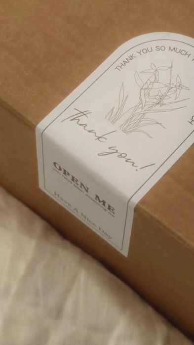 Наклейки с логотипом / названием на упаковку | Для бизнеса, магазинов,