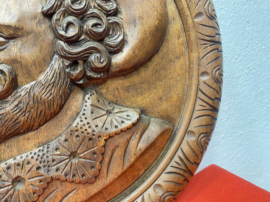 Голямо пано за стена дърворезба  тик