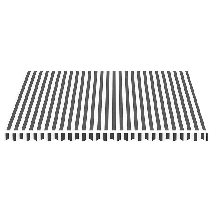 Material de schimb pentru copertină 400x350 cm, poliester, antracit și alb VidaXL