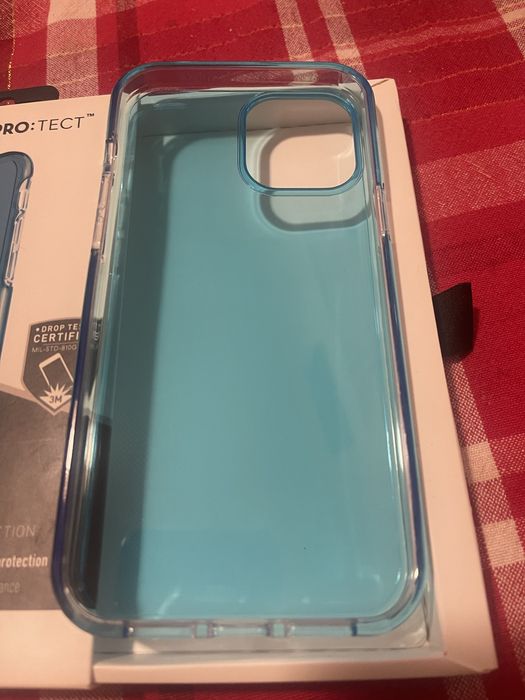 Carcasă/Husă albastră IPHONE 12/13 Pro Max f.rezistentă la impact.
