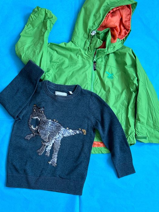 Salewa детско пролетно яке и пуловер с динозавър 3/4 години