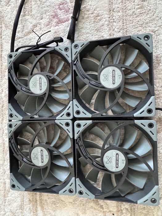 Vand 4 ventilatoare Scythe Kaze Flex 120mm, ce echipeaza Ninja 5