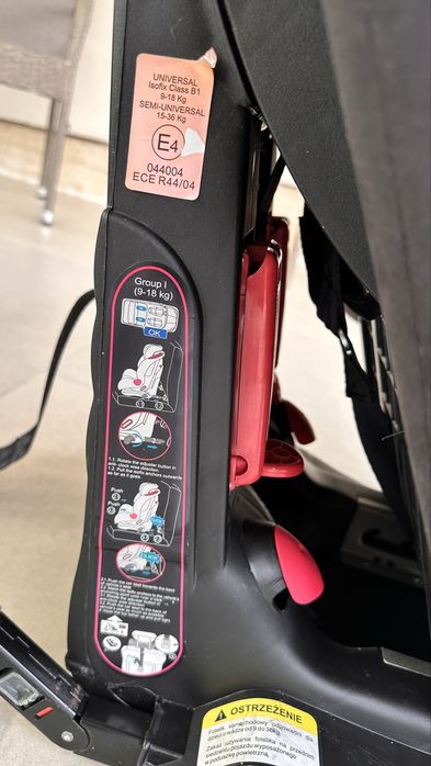 Scaun auto isofix coleto