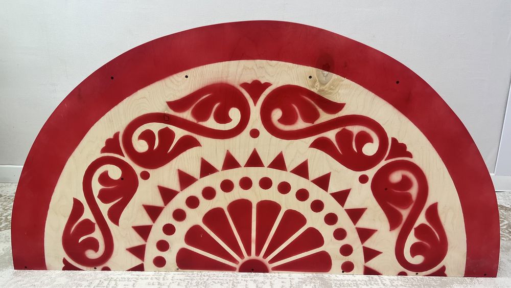 Жиналмалы дөңгелек жер стол