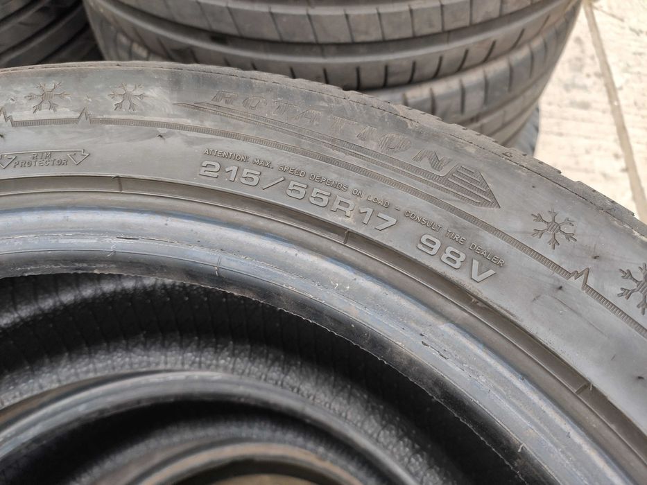 2бр Зимни гуми 215 55 17 - Dunlop - DOT 2023