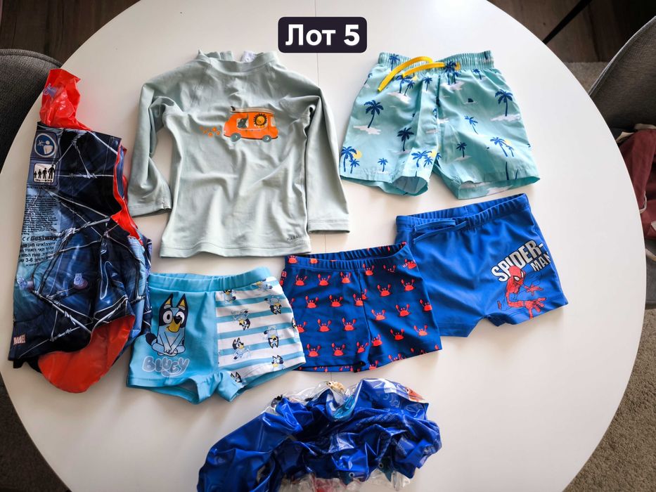 Лотове детски дрехи за момче 94-110 размер по 5€ 1 от 2