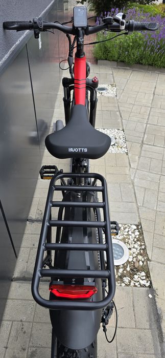 Ел. Велосипед 2х750W DUOTTS S26 26ц.Х 4.0 гуми два мотора бат.48V20Ah черно червен