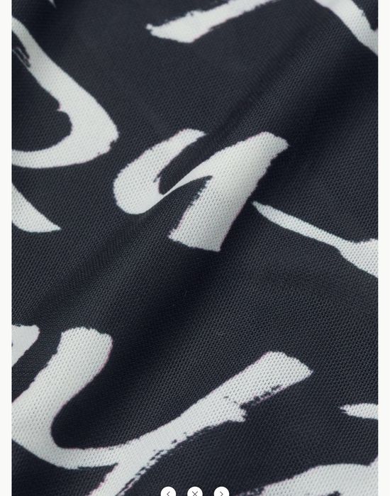 Salopeta cambrata cu imprimeu H&M