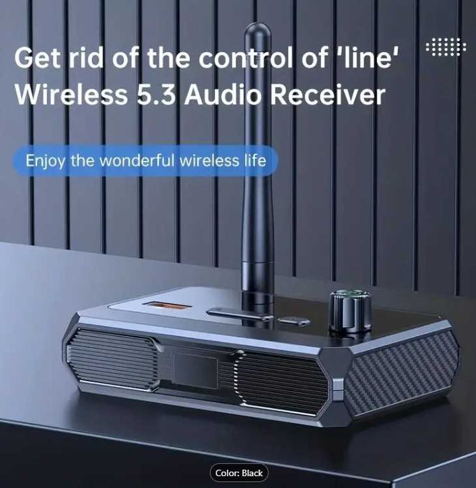 Mueuton 5.3 Audio Receiver - HD Music Streaming Converter with Optical