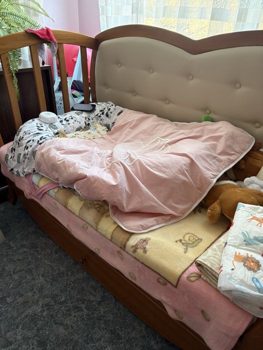 Дървена Бебешка кошара 70/140