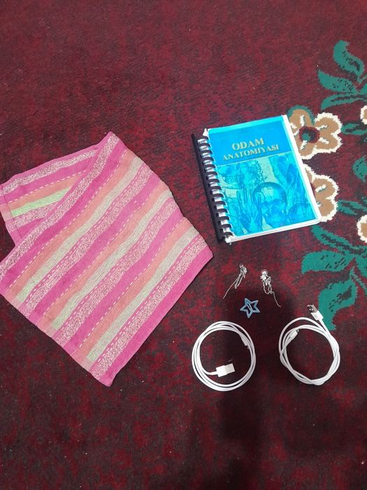 44, 46 razmir, sumka, sochiq, kitob