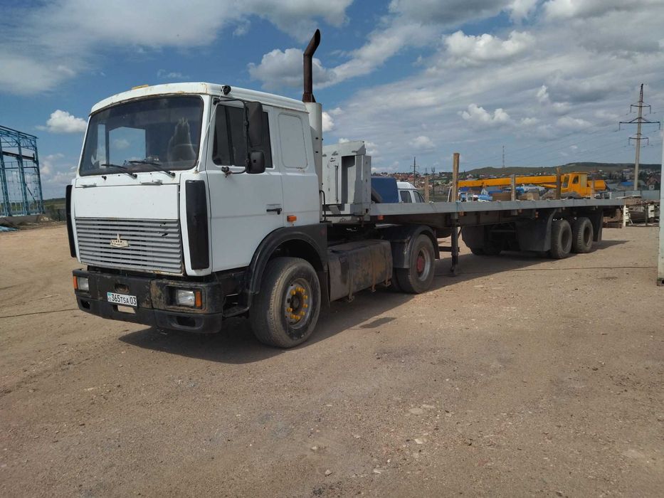 Маз 5432, и полуприцеп маз 9397