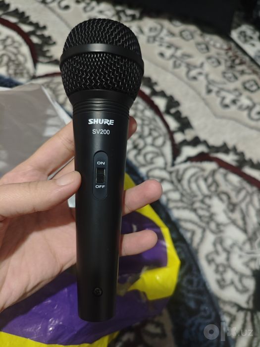 Микрофоны Sure, Yamaha  проводные!