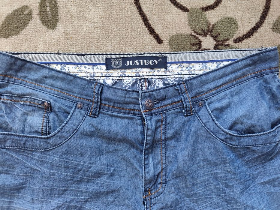 Мъжки къси панталони от памучен плат