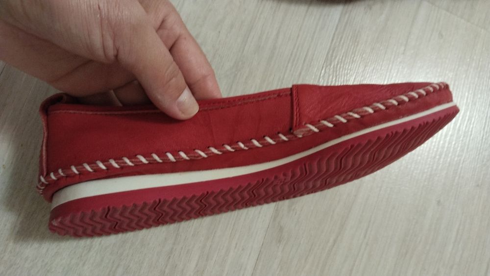 Балетки женские кожаные