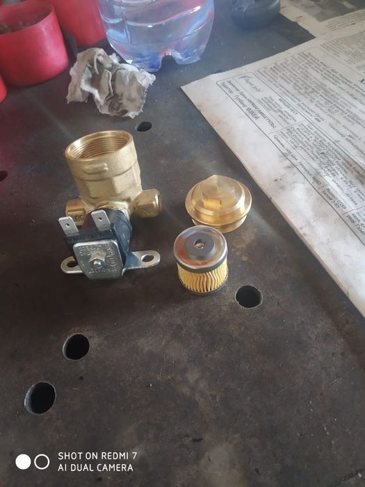 Электроклапан с фильтром