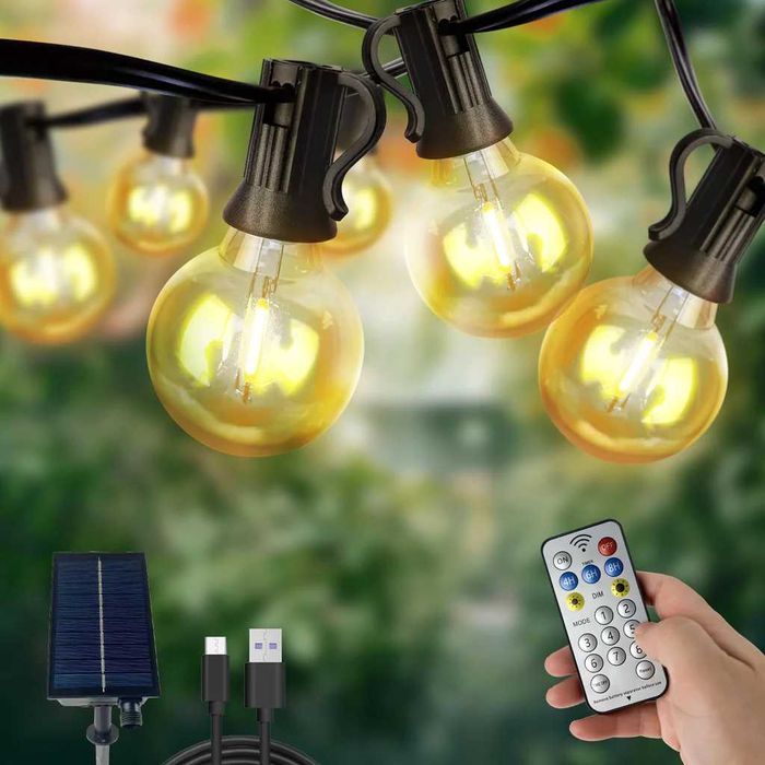 LED Гирлянди за градина 15м 20м 30м 45м