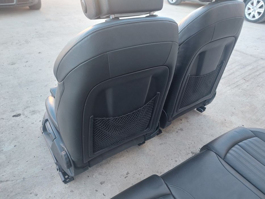 Set interior piele neagra S-line AUDI A6 C7 4G Model 2011-2018