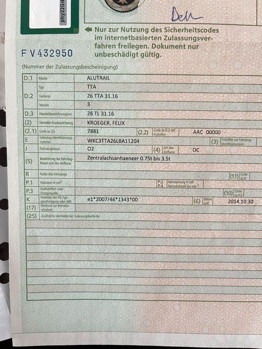 Remorca cu doua axe Alutrail