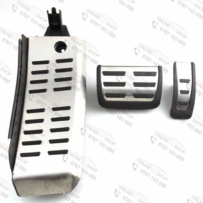 Set pedale inox Audi A6 4F C6, Audi Q5 transmisie manuala si automata