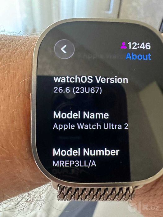 Apple Watch Ultra 2 Titanium case 49mm