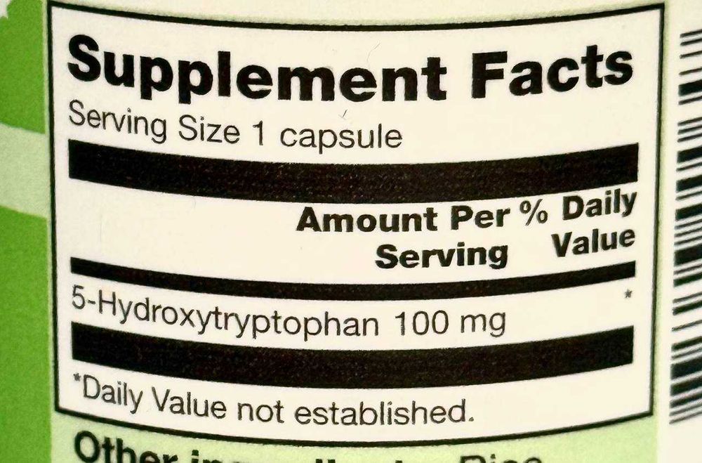 Vitacost 5-HTP  100 mg 60 Capsules made in USA