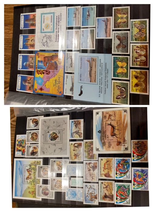 Коллекция (с 1992 по 2016) почтовых марок Узбекистана