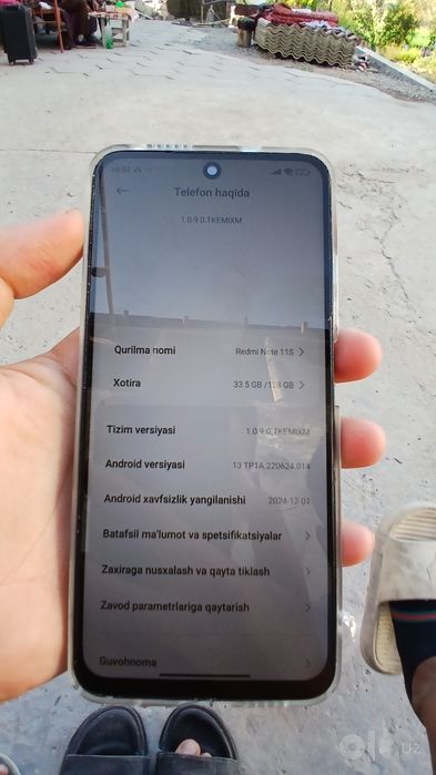 Redmi not 11 s 1mln