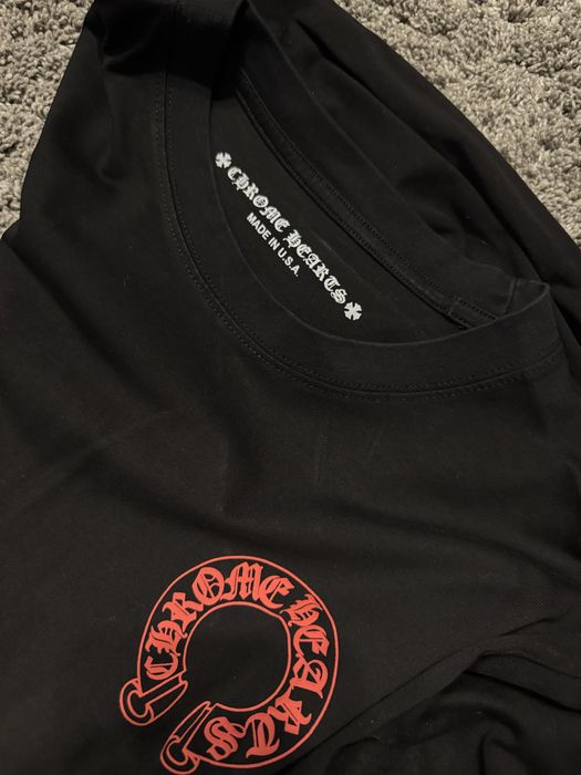 Bluza Chrome Hearts Negru/Rosu Marimea M