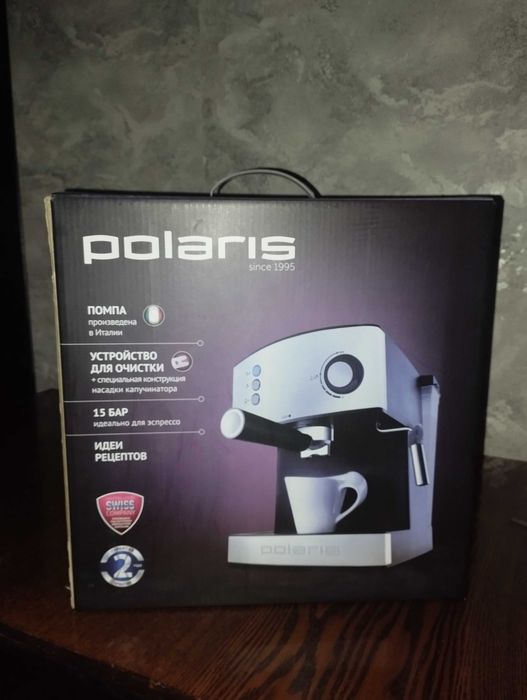 Кофемашина Polaris PCM 1537AE абсолютно новая