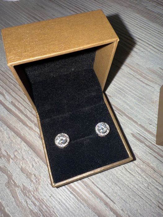 Кольцо,Серьги Муассанит