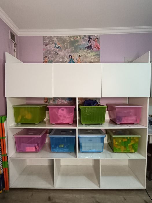 Стеллаж с ящиками