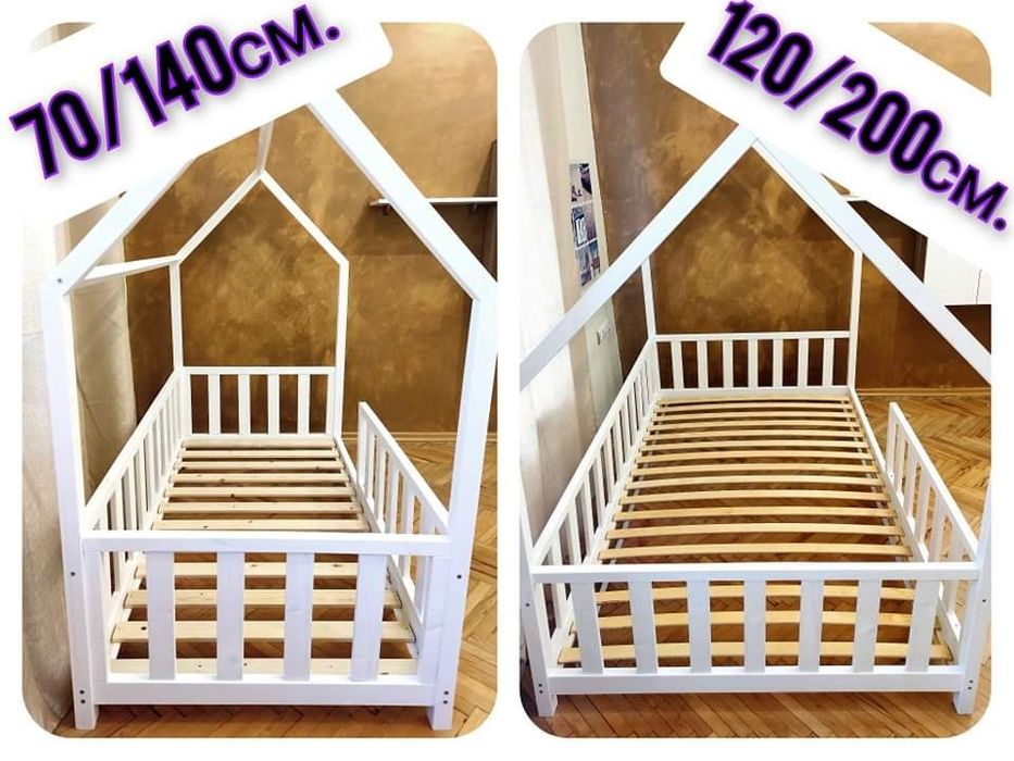 Модел: "ТЕДИ" | Детско легло Монтесори | Легло Къщичка