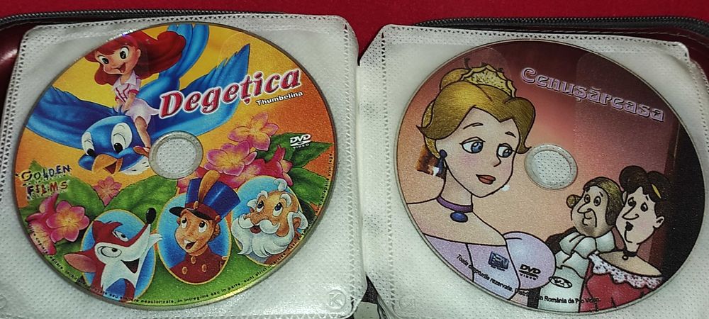 25 DVD. desene animate lb. romana impecabile