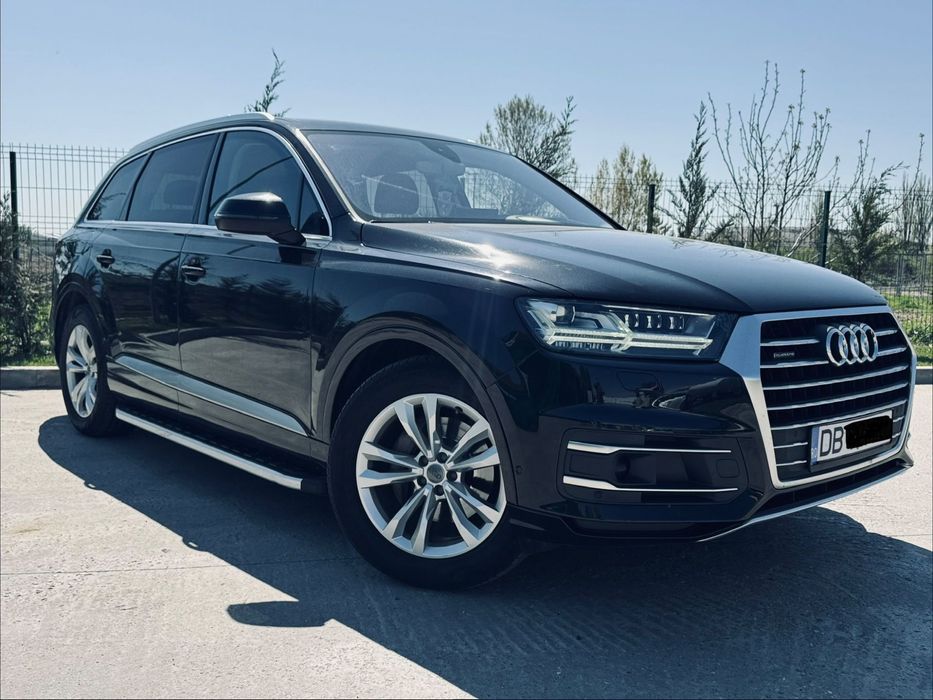 Audi Q7 4x4+tapiterie piele maro+head-up display+lane assist+camera marsarier