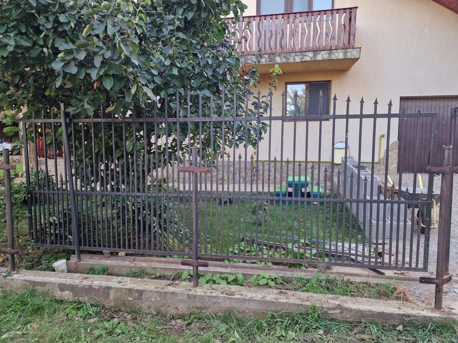 Poartă mare și mică din fier